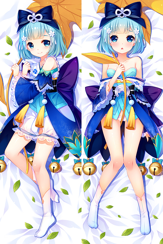 New Kawaii Blue Hair Girl Anime Dakimakura Hugging Body PillowCases