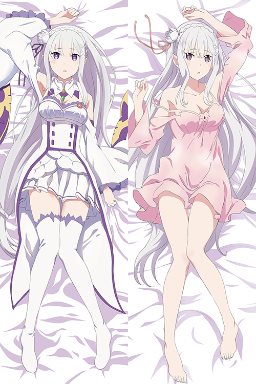 New Emilia - Re Zero Anime Dakimakura Hugging Body PillowCases