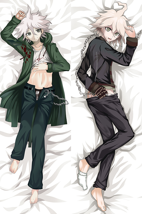 New Nagito Komaeda - Danganronpa Male Anime Dakimakura Hugging Body PillowCases