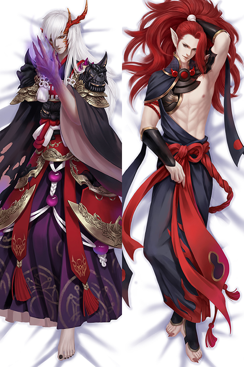 New Onmyoji Game Male Anime Dakimakura Hugging Body PillowCases