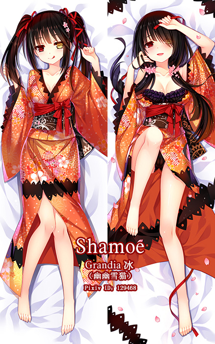 Date A Live Anime Dakimakura Japanese Love Body Pillow Cover