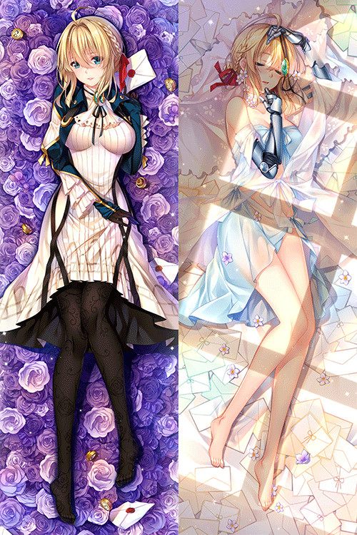 Violet Evergarden.png Anime Dakimakura Japanese Love Body Pillow Cover