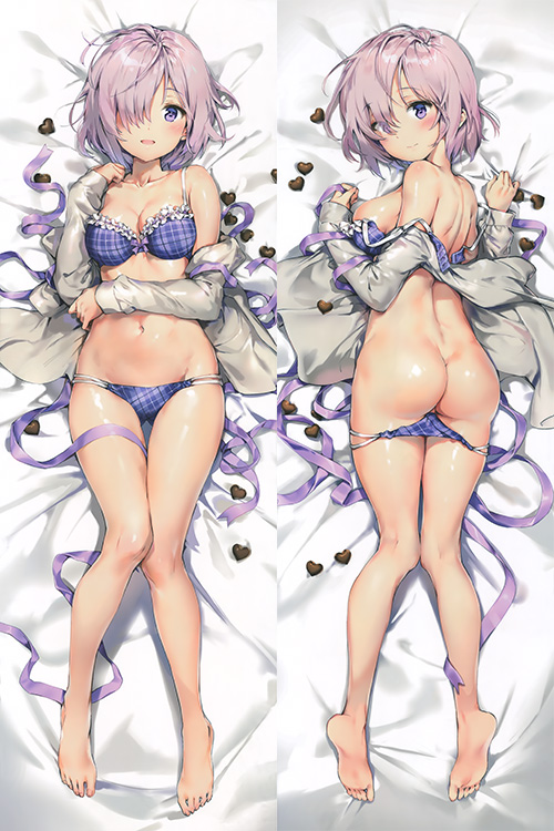 Fate Grand Order Mash Kyrielight Anime Dakimakura Japanese Love Body Pillow Cover