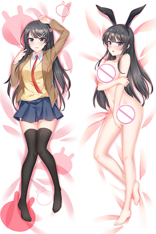 Rascal Does Not Dream of Bunny Girl Senpai Sakurajima Mai Full body waifu japanese anime pillowcases