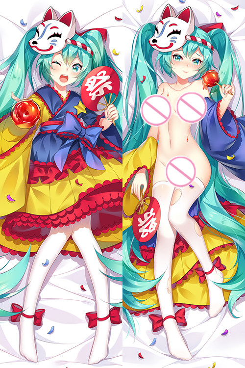 Hatsune Miku Summer Festival Anime Dakimakura Japanese Love Body PillowCases