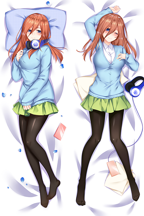 Miku Nakano - The Quintessential Quintuplets Anime Dakimakura Japanese Love Body Pillow Cover