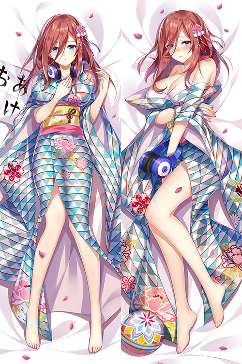 Miku Nakano - The Quintessential Quintuplets Anime Dakimakura Japanese Love Body Pillow Cover