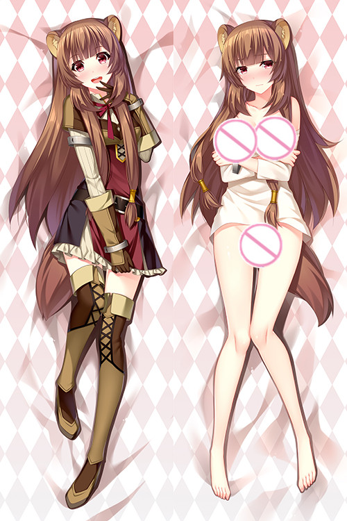 The Rising of the Shield Hero Raphtalia Anime Dakimakura Japanese Love Body Pillow Cover