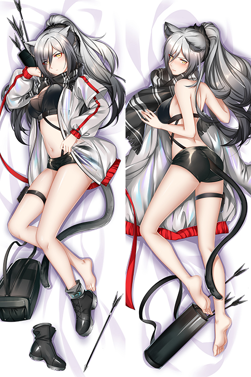 Schwarz - Arknights Anime Dakimakura Japanese Love Body Pillow Cover