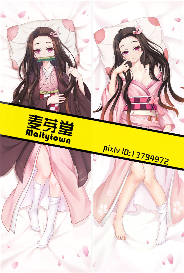 Kimetsu no Yaiba Kamado Nezuko Dakimakura 3d pillow japanese anime pillowcase