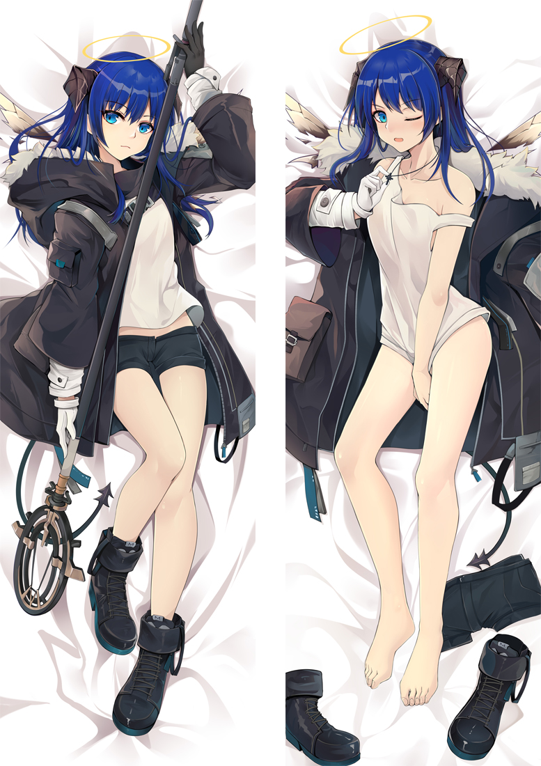 Arknights Mastema Anime Dakimakura Japanese Love Body Pillow Cover