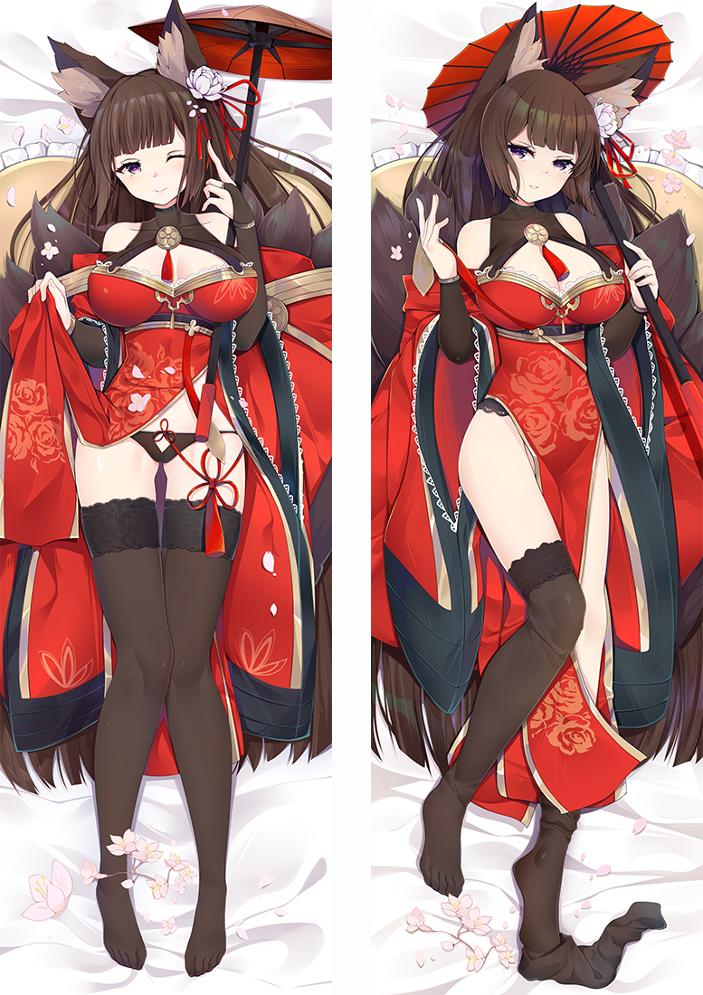 Azur Lane Amagi Anime Dakimakura Japanese Love Body Pillow Cover