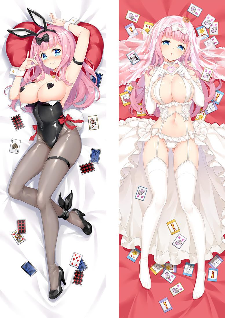 Kaguya-sama Love Is War Fujiwara Chika Anime Dakimakura Japanese Love Body Pillow Cover