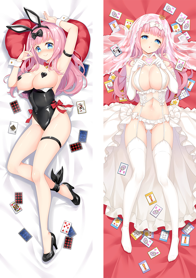 Kaguya-sama Love Is War Fujiwara Chika Anime Dakimakura Japanese Love Body Pillow Cover