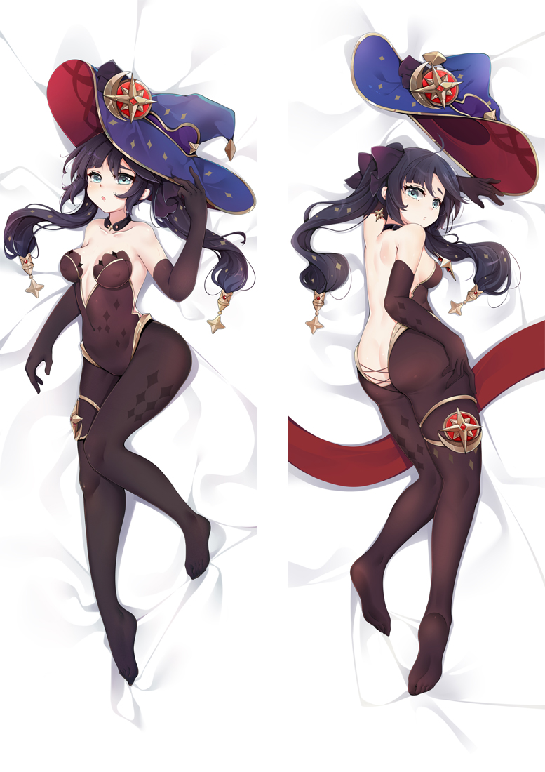 Genshin Impact Mona Anime Dakimakura Japanese Hugging Body PillowCover