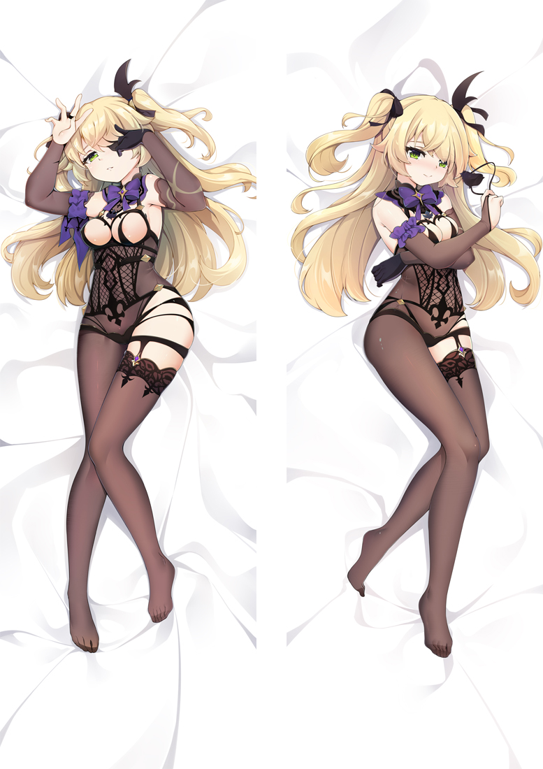 Genshin Impact Fischl Anime Dakimakura Japanese Hugging Body PillowCover