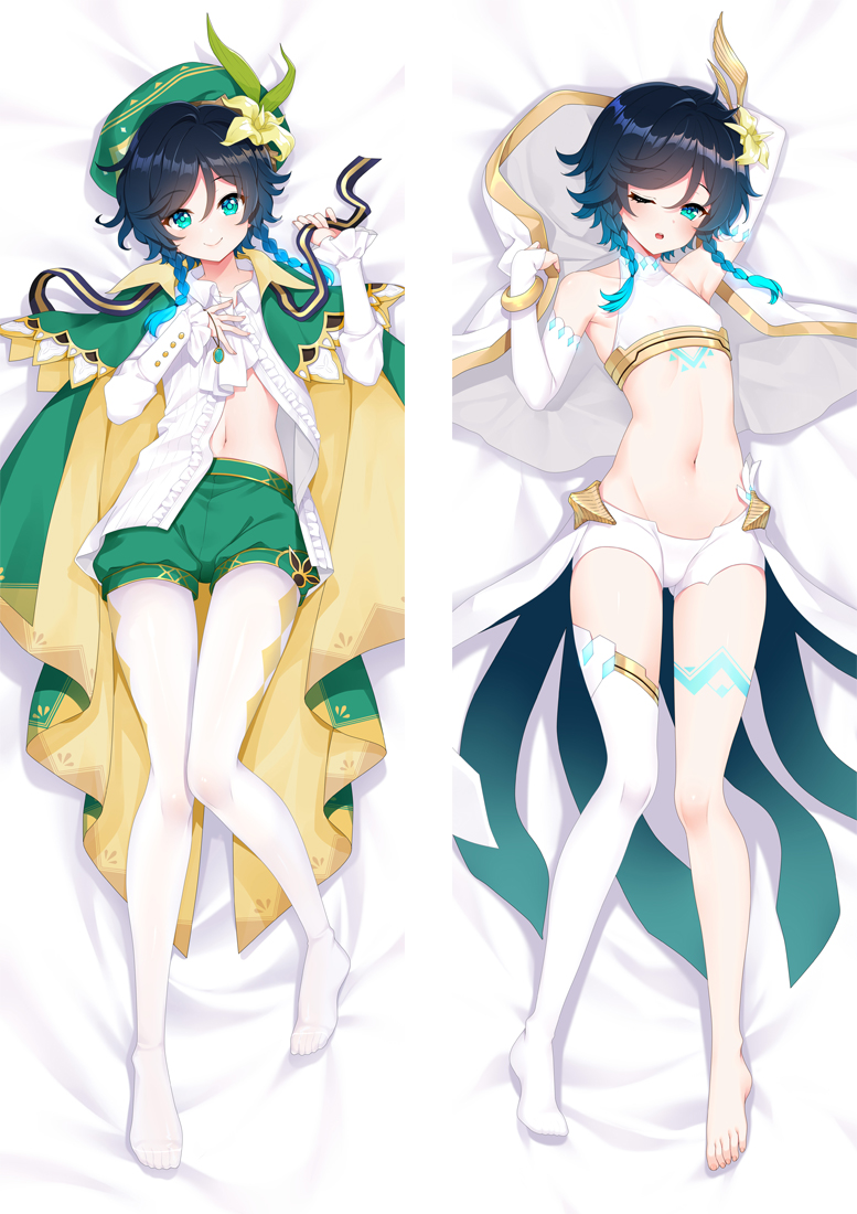 Genshin Impact Wendy Anime Dakimakura Japanese Hugging Body PillowCover