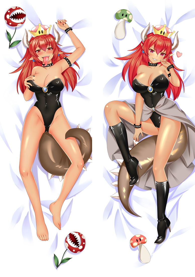 Super Mario Princess Bowsette Anime Dakimakura Japanese Hugging Body PillowCover