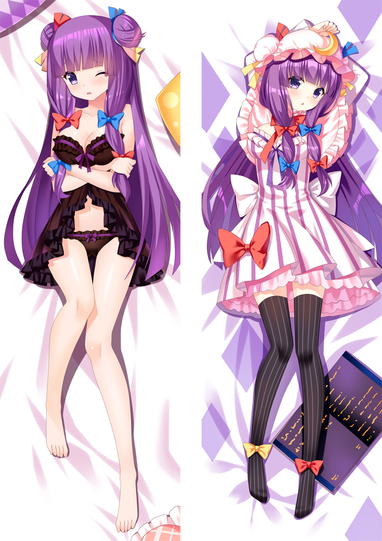 TouHou Project Patchouli Knowledge Anime Dakimakura Japanese Hugging Body PillowCover