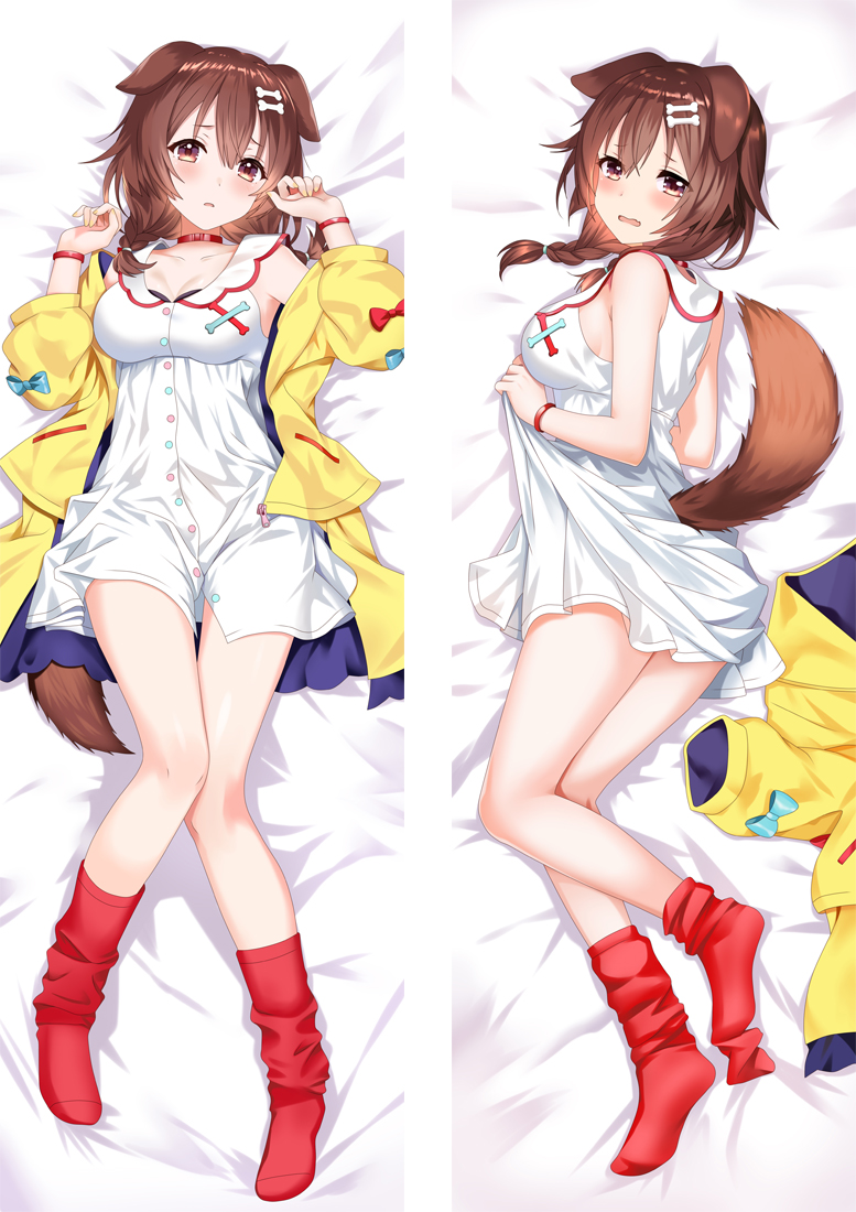 Inugami Korone Anime Dakimakura Japanese Hugging Body PillowCover