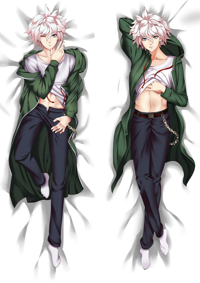 Danganronpa Trigger Happy Havoc Nagito Komaeda Anime Dakimakura Japanese Hugging Body PillowCover