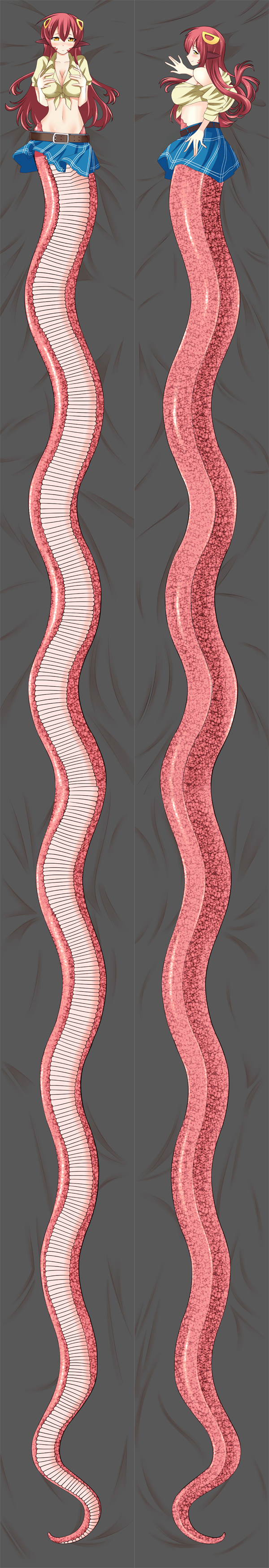 Monster Musume No Iru Nichijou Miia 50x700cm Dakimakura 3d pillowcase Super Long