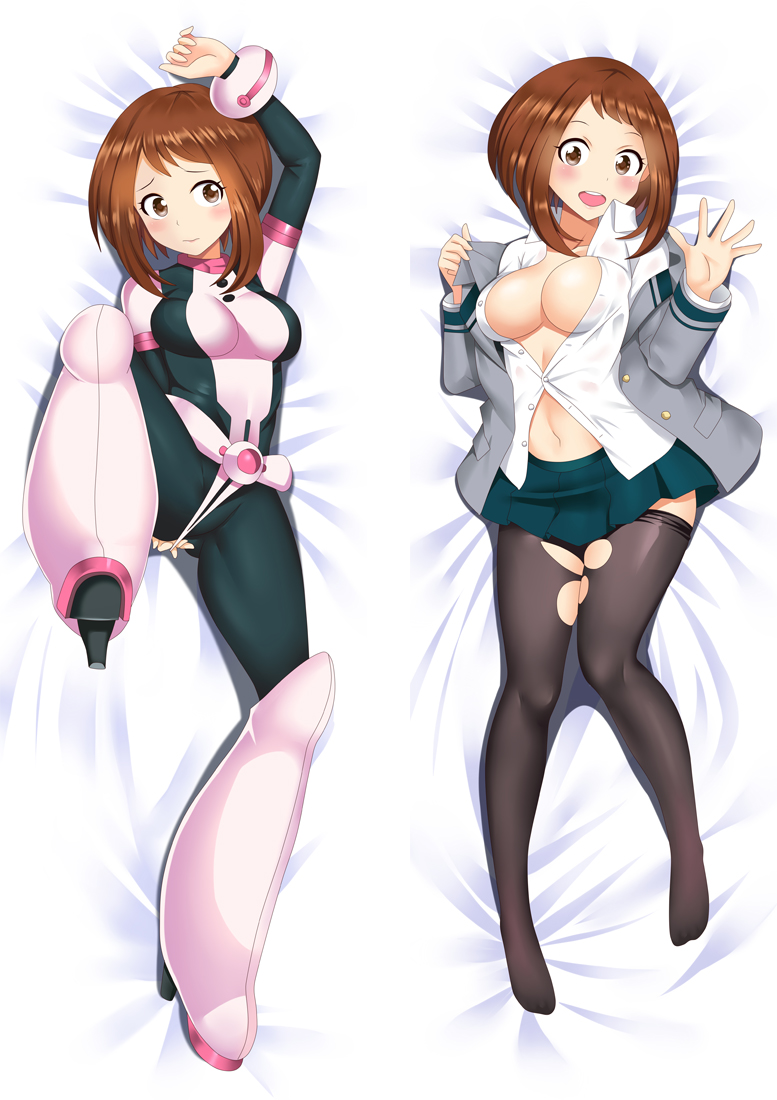 My Hero Academia Uraraka Ochaco Anime Dakimakura Japanese Hugging Body PillowCover