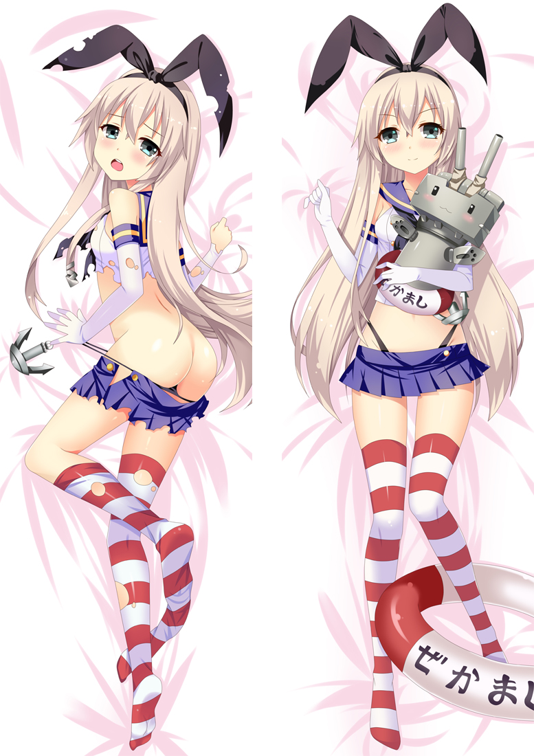 Kantai Collection shimakaze Anime Dakimakura Japanese Hugging Body PillowCover