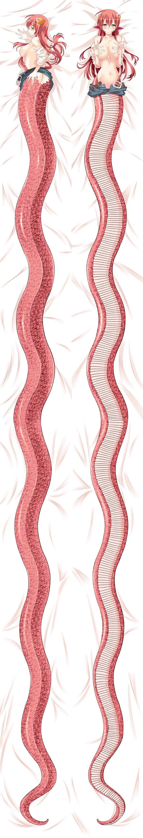 Monster Musume No Iru Nichijou Miia 50x700cm Dakimakura 3d Super Long pillowcase