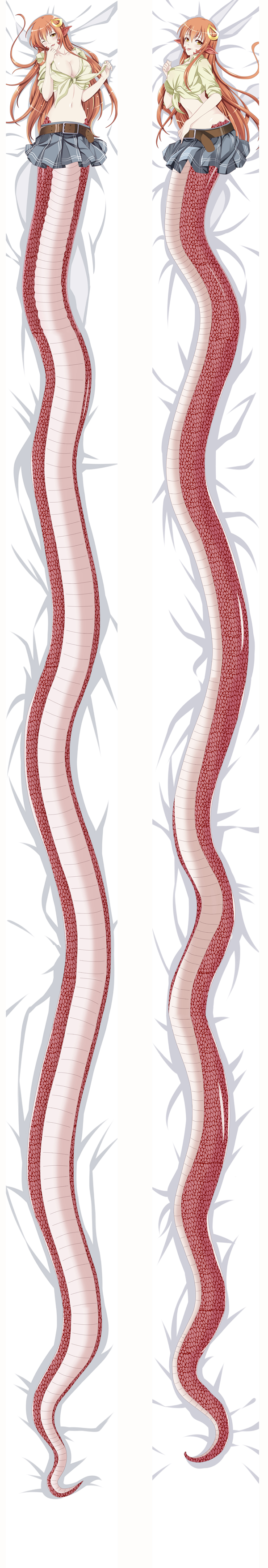 Monster Musume No Iru Nichijou Miia 50x700cm Dakimakura 3d Super Long pillowcase