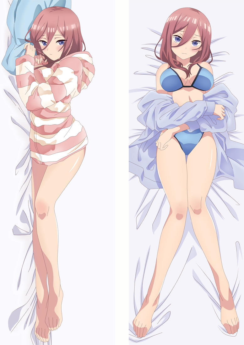 The Quintessential Quintuplets Nakano Miku Dakimakura 3d pillow japanese anime pillowcase