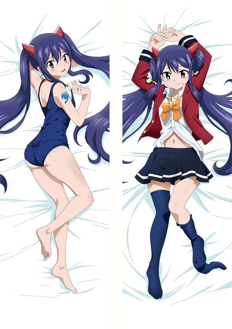 Fairy Tail Wendy Marvell Dakimakura 3d pillow japanese anime pillowcase