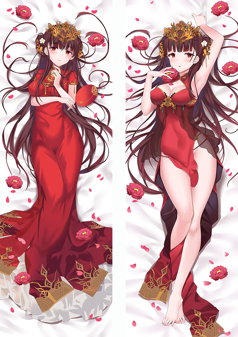 Azur Lane Yat Sen Anime Dakimakura Japanese Love Body Pillow Cover