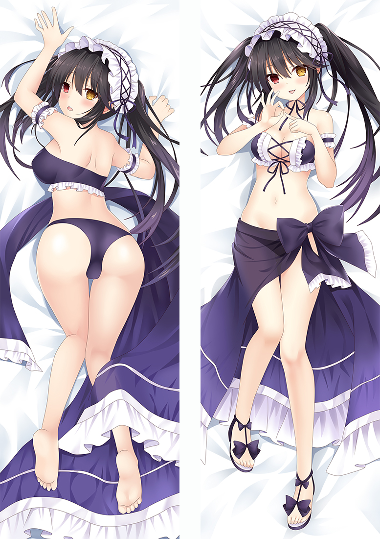 Date A Live Nightmare Tokisaki Kurumi Dakimakura 3d pillow japanese anime pillowcase