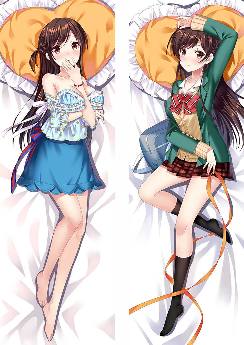 Kanojo Okarishimasu Dakimakura 3d pillow japanese anime pillowcase