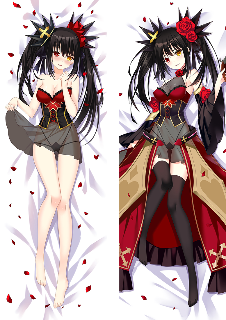 Date A Live Nightmare Tokisaki Kurumi Anime Dakimakura Hugging Body PillowCases