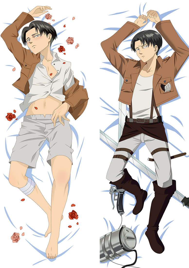 Attack on Titan Levi Ackerman Anime Dakimakura Hugging Body PillowCases