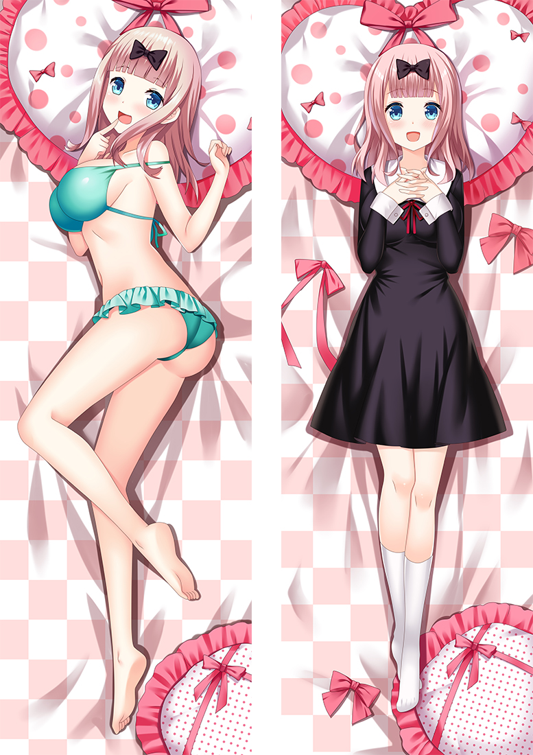 Kaguya-sama Love Is War Fujiwara Chika Anime Dakimakura Hugging Body PillowCases