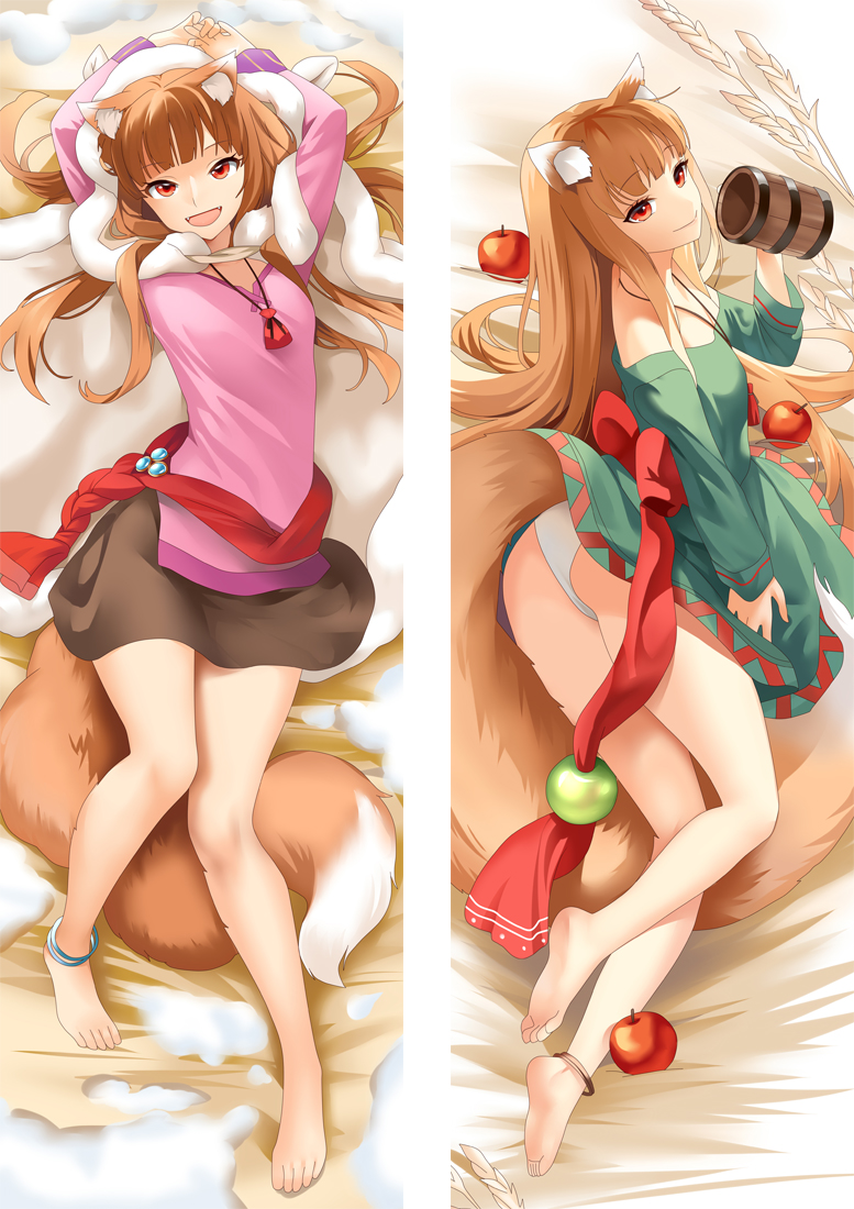 Spice and Wolf Holo Anime Dakimakura Japanese Hugging Body PillowCases