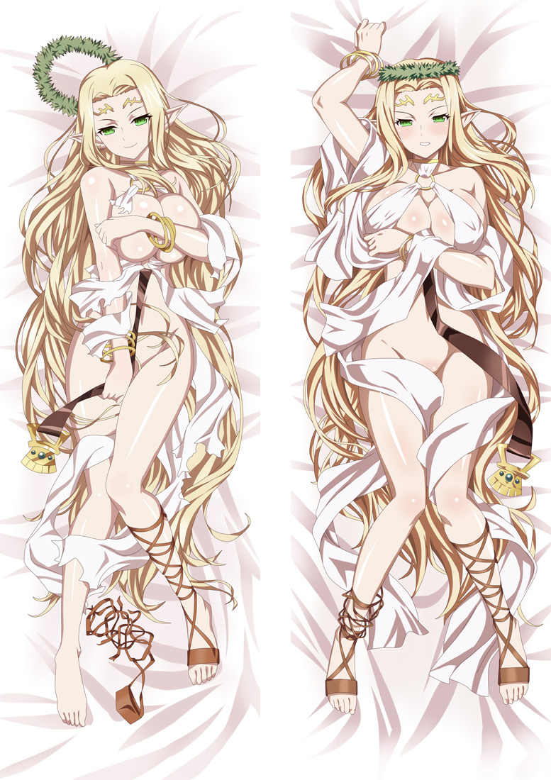 Kuroinu Kedakaki Seijo wa Hakudaku ni Somaru Primufiori Full body waifu japanese anime pillowcases