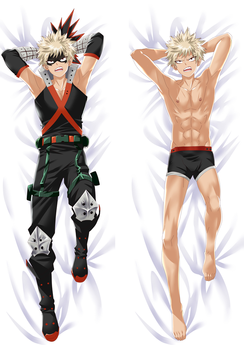 My Hero Academia Katsuki Bakugo Full body waifu japanese anime pillowcases