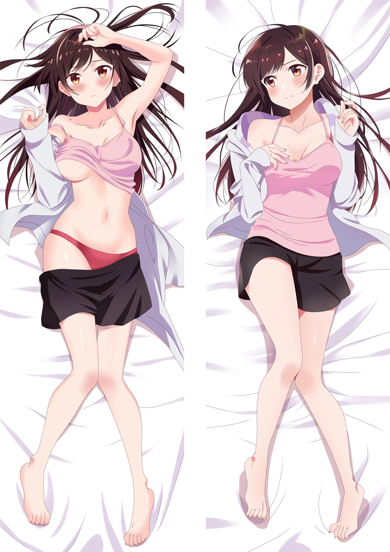 Kanojo Okarishimasu Ichinose Chizuru & Mizuhara Chizuru Anime Dakimakura Japanese Hugging Body PillowCover