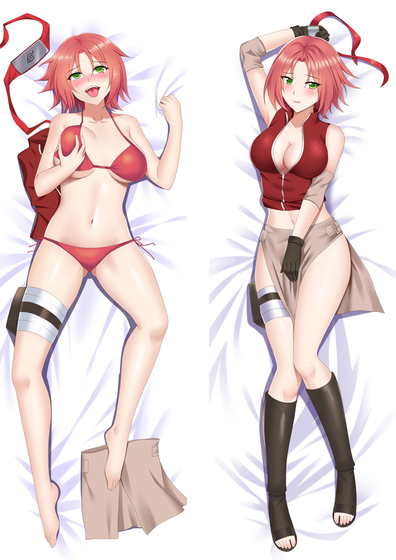 Naruto Sakura Haruno Anime Dakimakura Japanese Hugging Body PillowCover