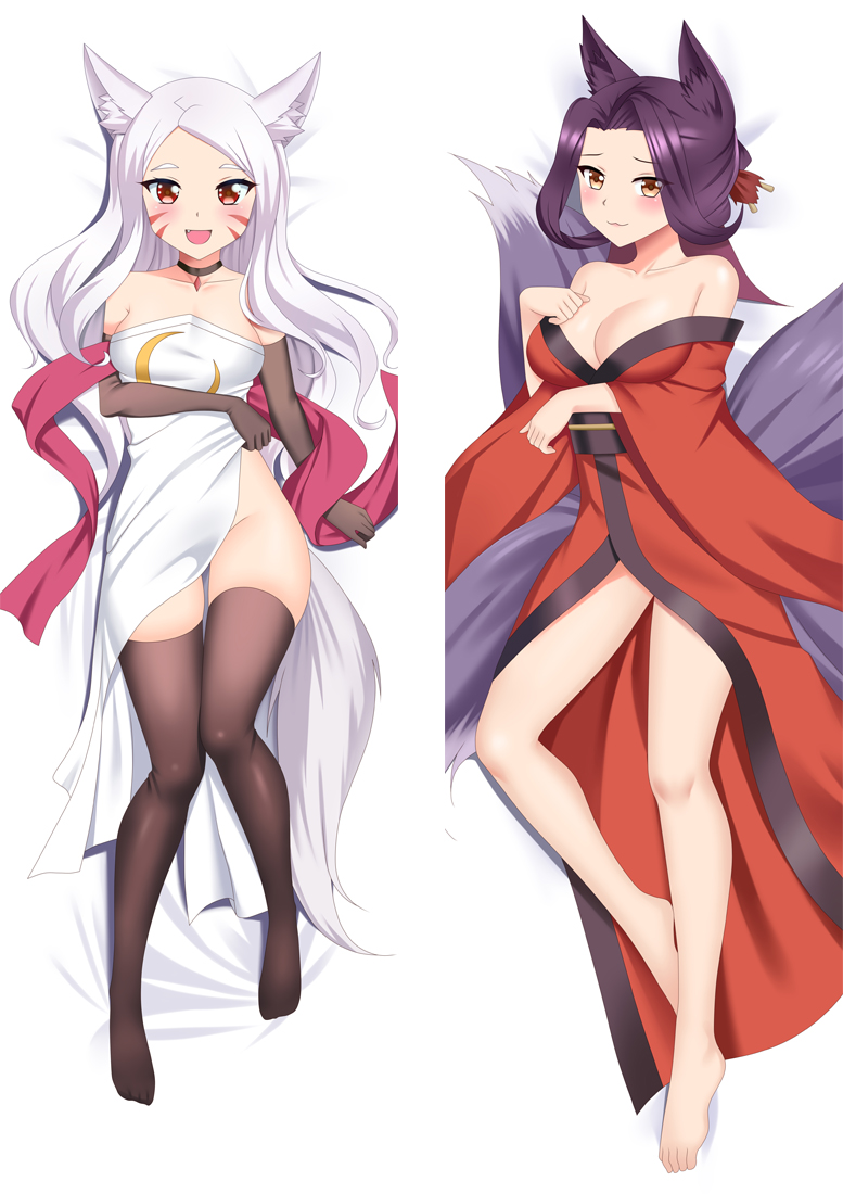 The Helpful Fox Senko-san Shiro and Yozora Anime Dakimakura Japanese Hugging Body PillowCover