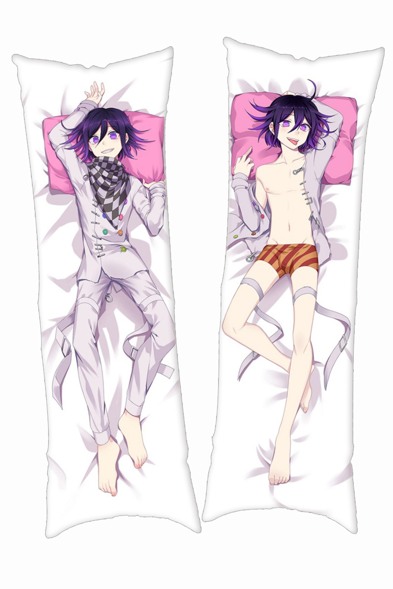 (2-4days delivery)Naegi Makoto 150x50cm(59in x 19.6in)Peach Skin Pillowcase