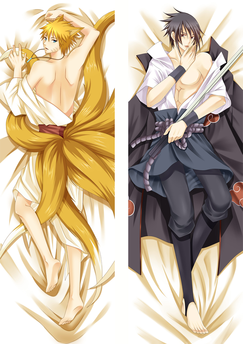 Naruto Uzumaki Uchiha Sasuke Anime Dakimakura Hugging Body PillowCases