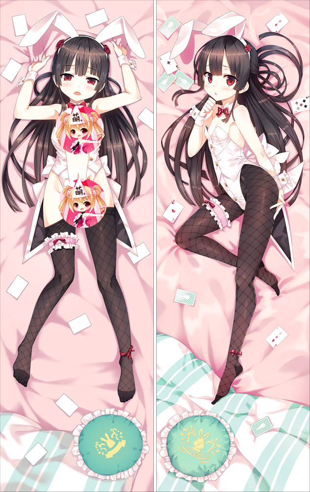 Maitetsu Lose Cura Hachiroku Anime Dakimakura Japanese Hugging Body PillowCover