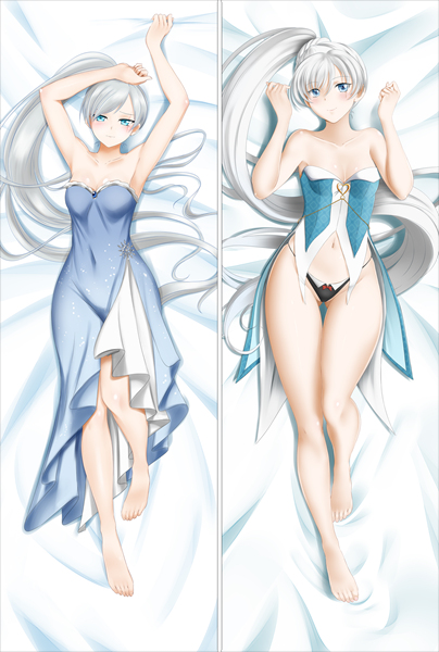 RWBY Weiss Schnee Anime Dakimakura Japanese Love Body Pillow Cover