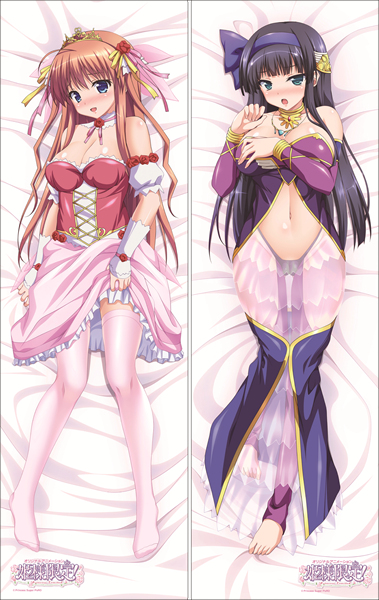 Hime-sama Gentei! Princess Limited Kousaka Serina and Olivia Edywolf Dakimakura 3d pillow japanese anime pillowcase