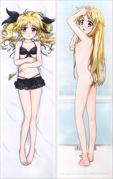 Magical Girl Lyrical Nanoha Fate Testarossa Dakimakura 3d pillow japanese anime pillowcase